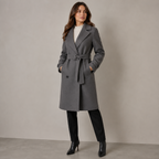 DOUBLE-BREASTED LONG WINTER OVERCOAT