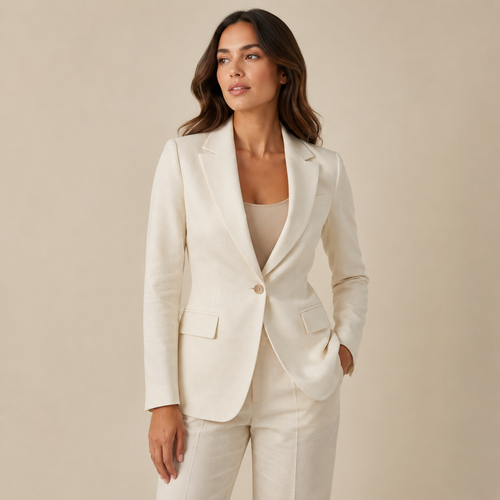LIGHT LINEN BLAZER CASUAL JACKET