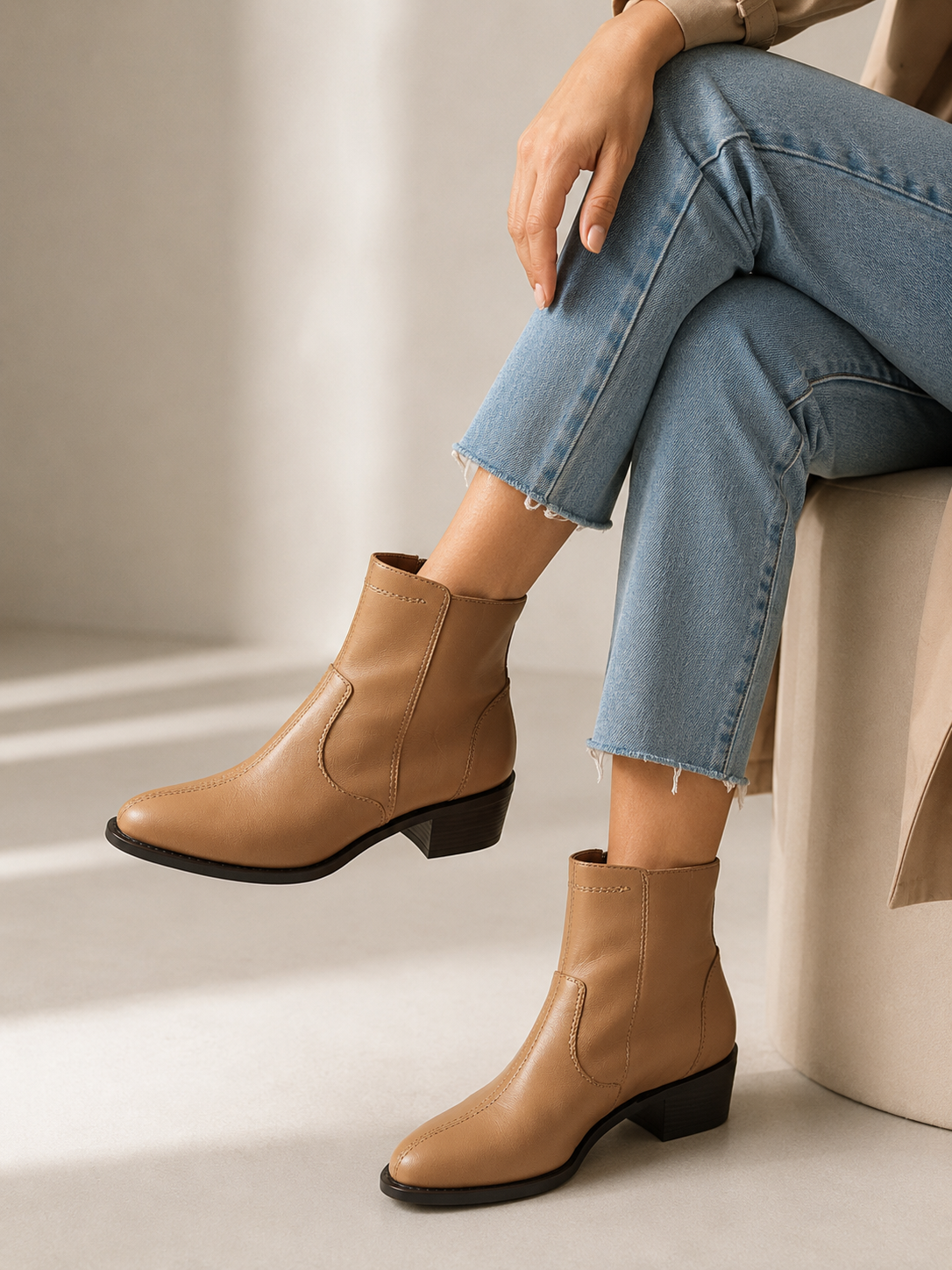 Women's Classic Leather Ankle Boots