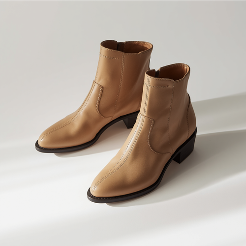 Women's Classic Leather Ankle Boots
