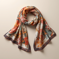 Women's Floral Print Fashion Scarf